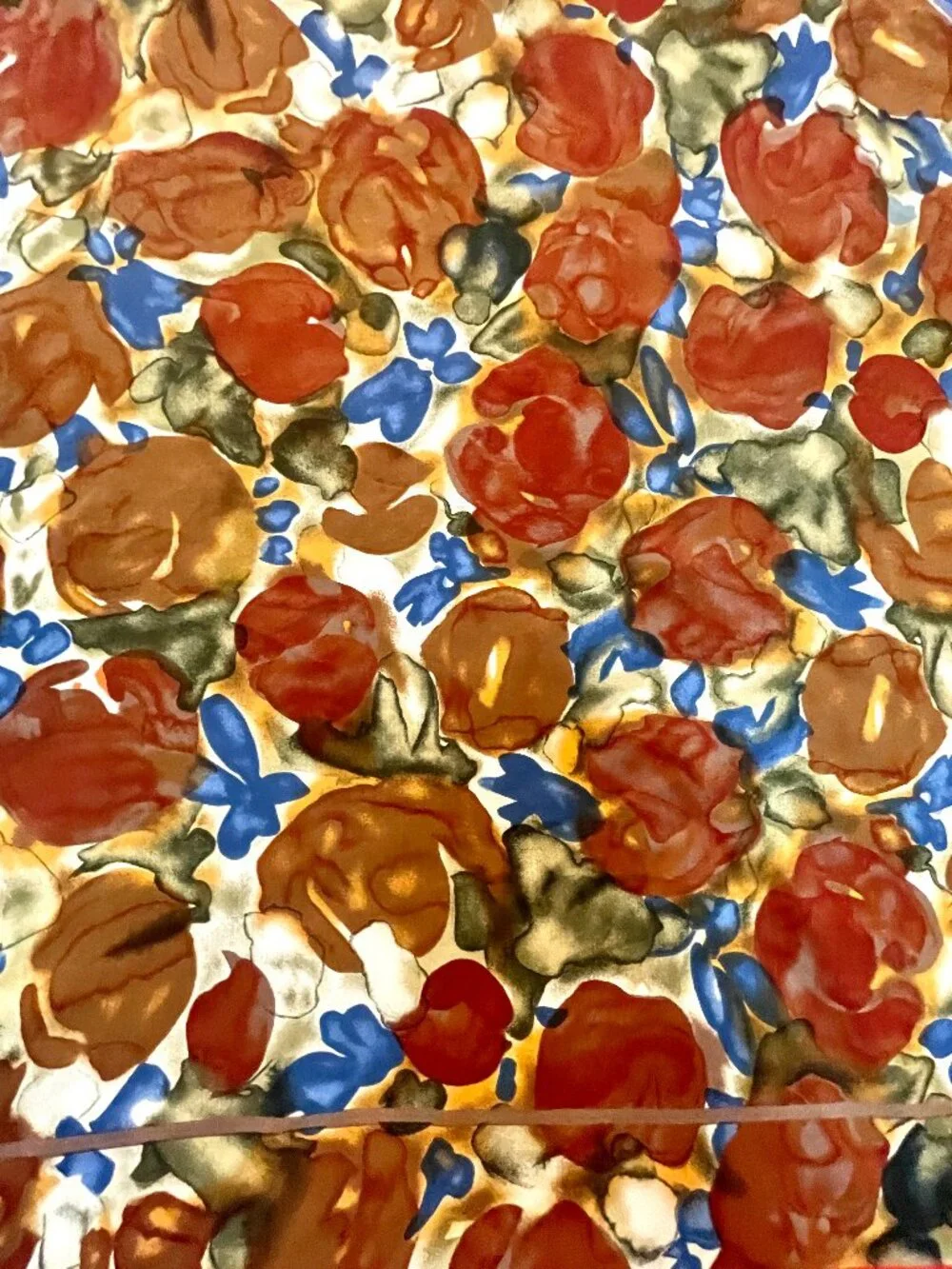 Tie Rack Vintage Floral Silk Square Scarf, 100% Silk, Made in Japan, 30 x 30, Ar - Picture 10 of 10